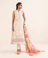 Women's Unstitched Lawn Embroidered Multi 2 Piece Suit